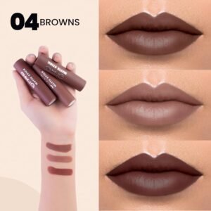 Mars Matte Lipsticks Set (04- Brown)