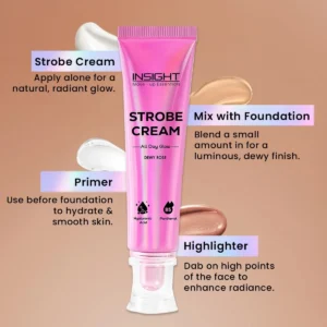 INSIGHT Strobe Cream – Dewy Rose | Pink Radiant Glow
