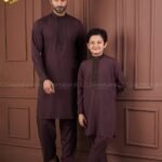 Embroidery Signature Kabli Set – Coffee