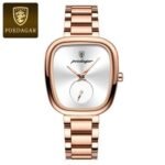 Poedagar 783 Luxury Waterproof Stainless-Steel Quartz Ladies Watch - Image 4