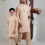 Embroidery Signature Kabli Set – Biscuit
