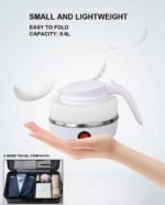 Mini Foldable Electric Kettle 0.6L – Portable Travel Silicone Kettle, Dual Voltage 110–220V | Compact & Fast Heating - Image 5