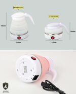 Mini Foldable Electric Kettle 0.6L – Portable Travel Silicone Kettle, Dual Voltage 110–220V | Compact & Fast Heating - Image 6