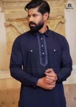 Sultan Father & Son Kabli Set – Deep Blue - Image 2