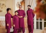 Sultan Father & Son Kabli Set – Deep Merun - Image 2