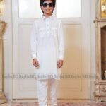 Kids Sultan Kabli Set – White