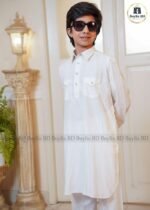 Sultan Father & Son Kabli Set – White - Image 2