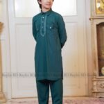 Kids Sultan Kabli Set – Green