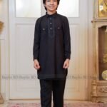 Kids Sultan Kabli Set – Black