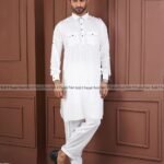 Traditional Men’s Kabli Set – White