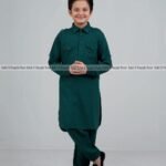 Traditional Kids Kabli Set – Deep Green