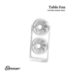 Portable Double Head Table Fan - Image 2