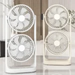 Portable Double Head Table Fan - Image 5