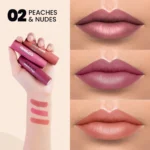 Mars Matte Lipsticks Set (02-Peaches and Nudes)